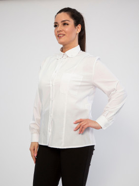 Сорочка охранника белая длинный рукав