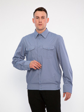 Сорочка охранника длинный рукав, цвет - оливковый