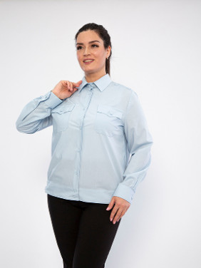 Сорочка охранника белая длинный рукав