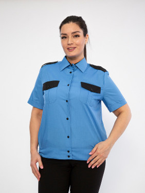 Сорочка охранника белая длинный рукав